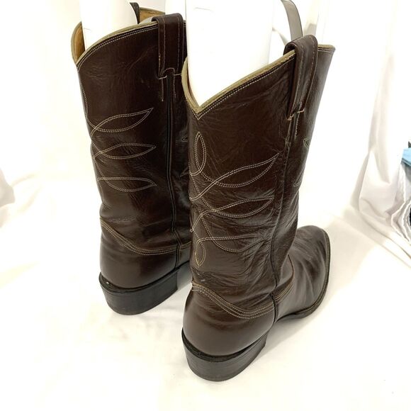 Nocona 4761 Brown Western Boots Men’s 8.5 EE, Brown - Picture 7 of 12